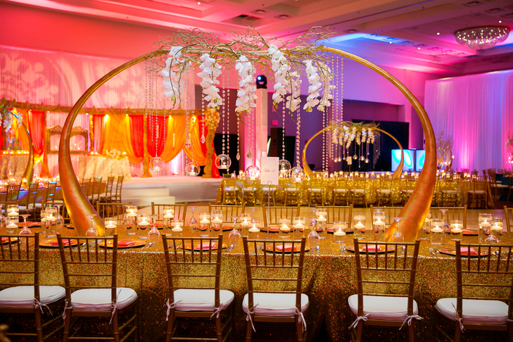 Centerpiece Roundup:  Crystal Bead Strands Add Sparkle to Wedding Centerpieces