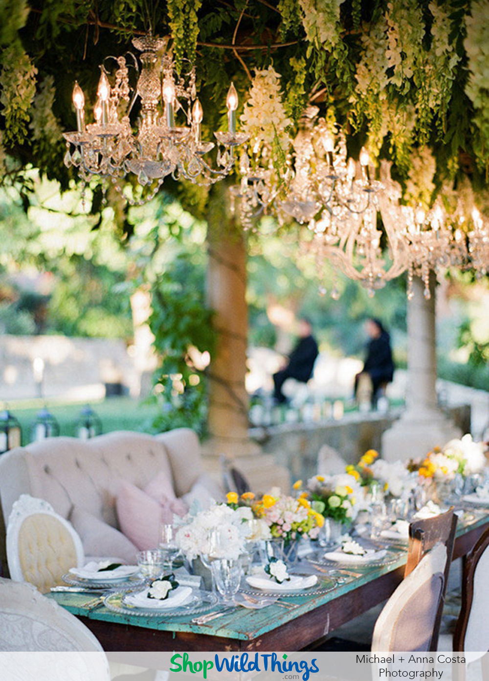 Wedding Reception Chandelier Ideas