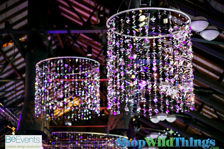 Confetti Curtains - Made into Huge Columns!