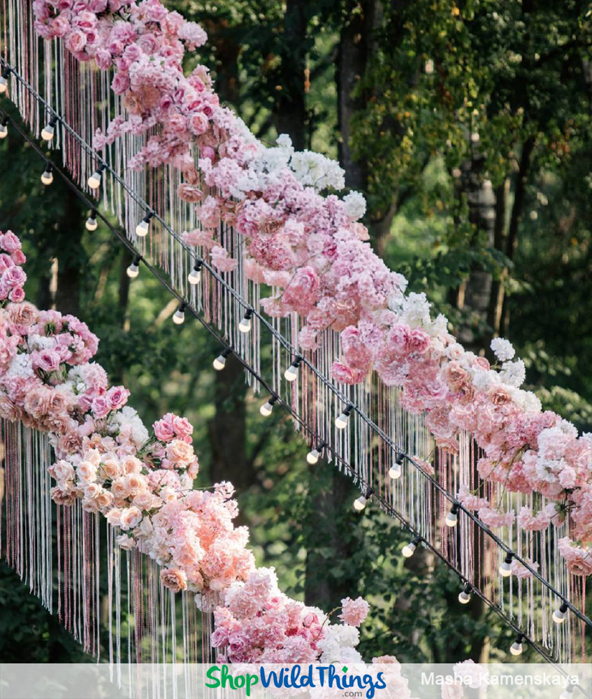 Crystal Candelabras and a Floral Bridge Anchor a Jaw-Dropping Luxury Wedding