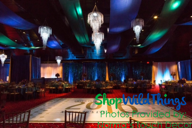 Party Decorating Ideas Large Chandeliers 