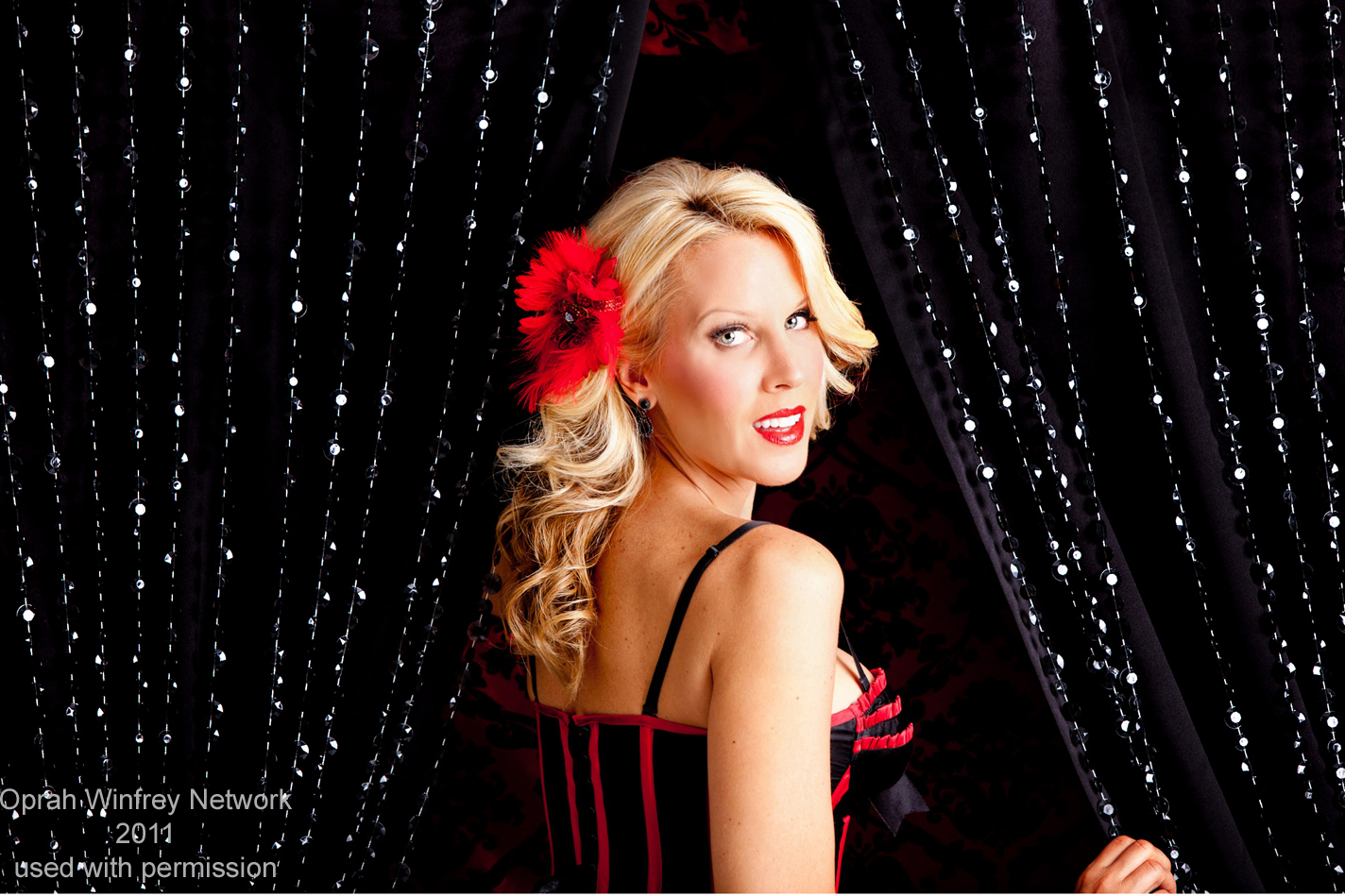 Diamante Duo Curtains - Oprah Winfrey Network Photo Shoot