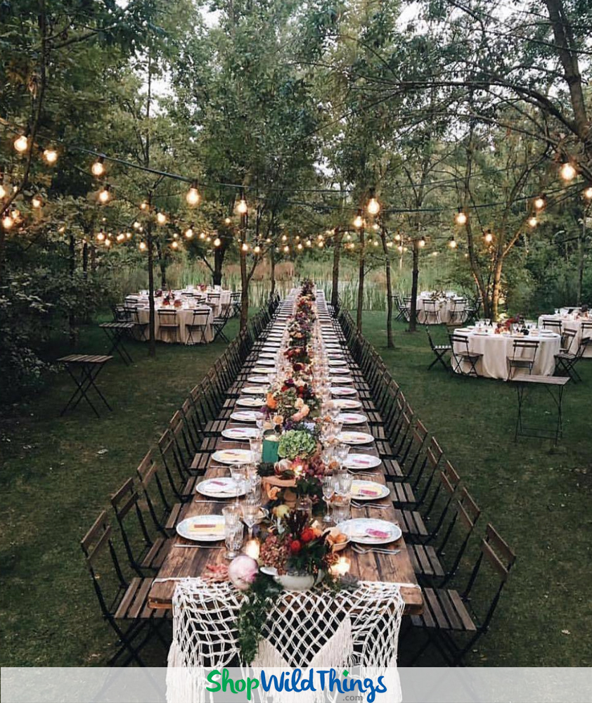 Dressed to Impress Outdoor Wedding Receptions