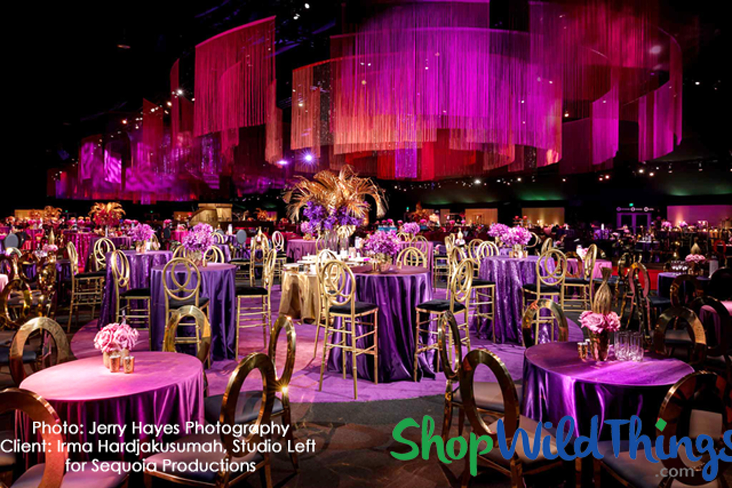 Emmy Awards Governor's Ball String Curtains & Crystals