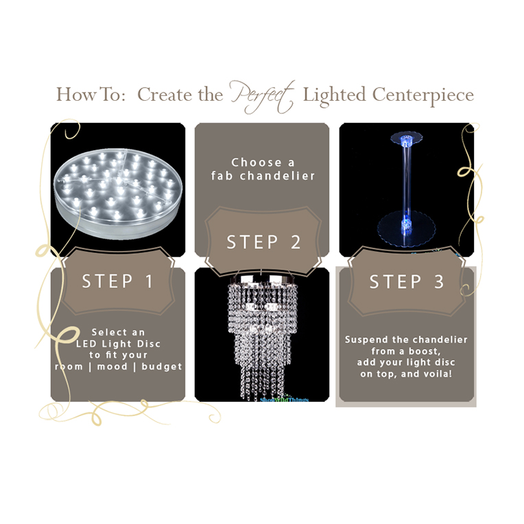 Event Design Mojo To Go:  Creating the Perfect Lighted Centerpiece