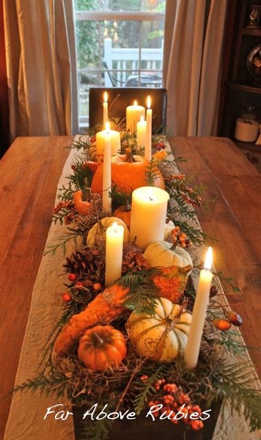 DIY Hanging Centerpiece for Your Fall Table 