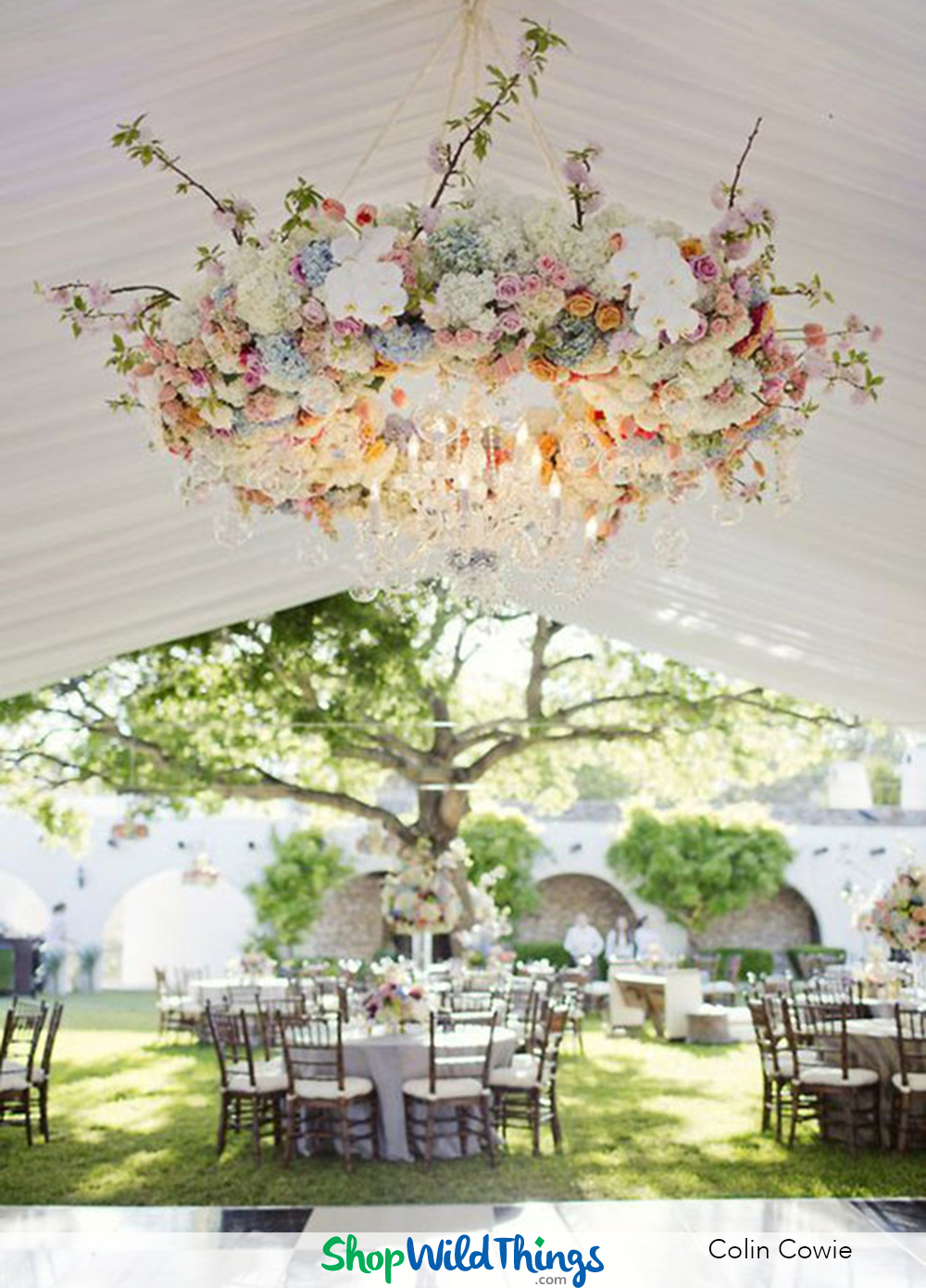 Wedding Reception Chandelier Ideas