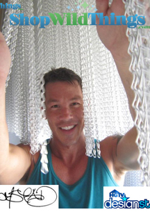 HGTV's David Bromstad Chain Curtain Project Photos