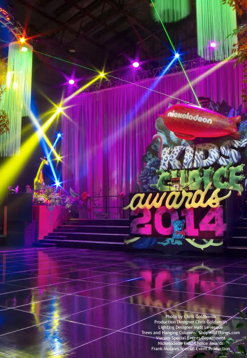 Kids Choice Awards Nickelodeon - String Columns & LED Trees