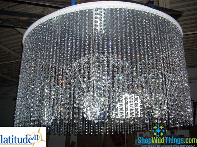 Latitude 41 Creative - Custom Light Fixture Using Beads