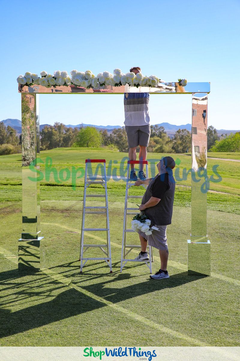 The Making of a Mirror Mandap, a Jaw-Dropping Gazebo or a Wonderful Wedding Arch