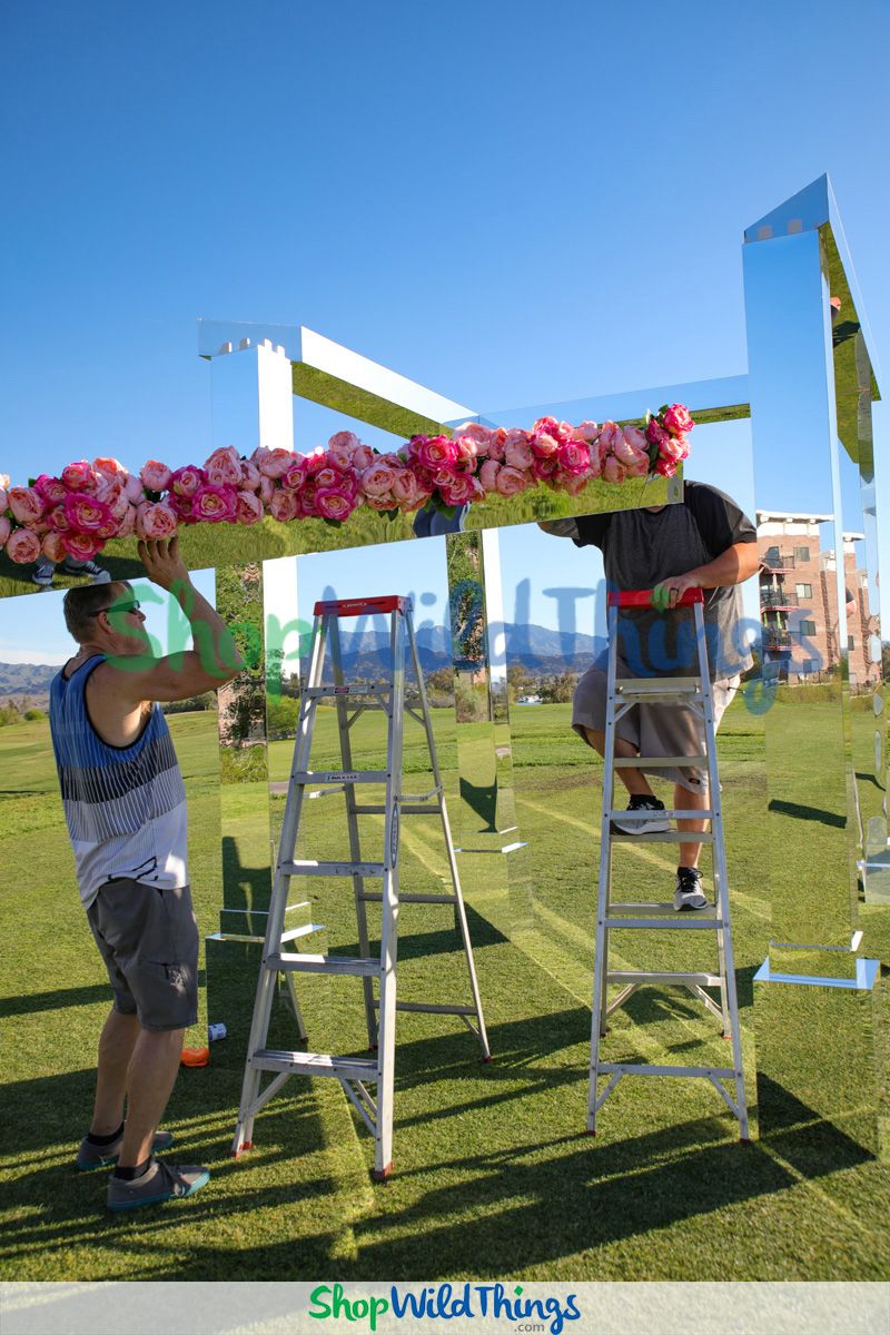 The Making of a Mirror Mandap, a Jaw-Dropping Gazebo or a Wonderful Wedding Arch