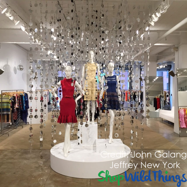 Retail Store Display - Jeffery New York - PVC Beaded Curtains