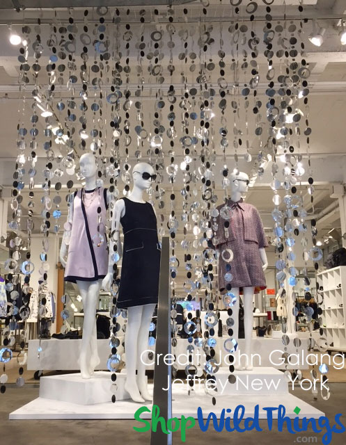 Retail Store Display - Jeffery New York - PVC Beaded Curtains