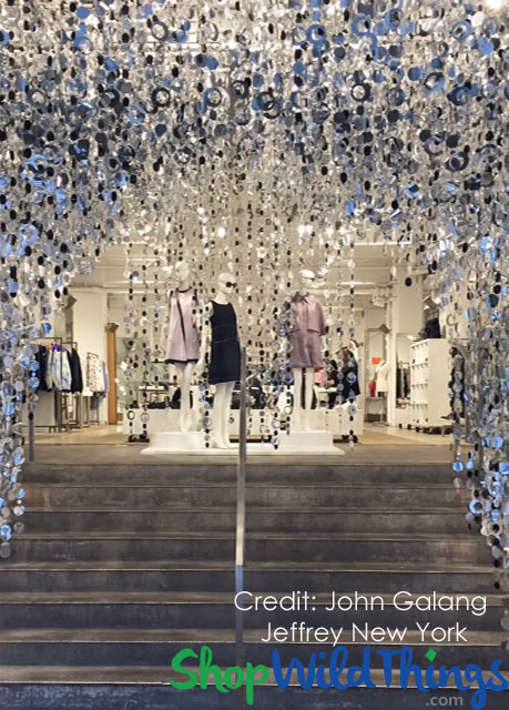 Retail Store Display - Jeffery New York - PVC Beaded Curtains