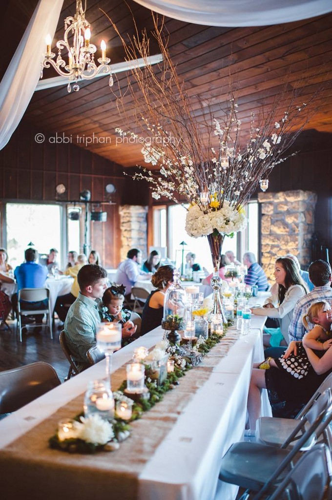 Rustic Chic Wedding | One of Our Favorite Event Designers Combines Burlap, Chandeliers & More