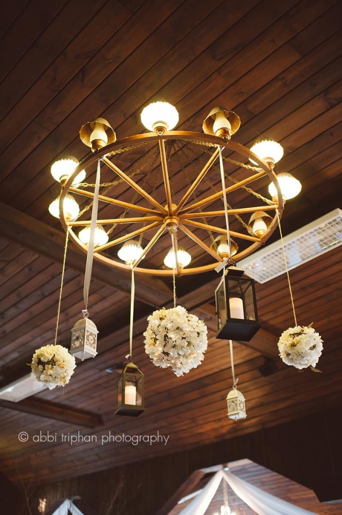 Rustic Chic Wedding | One of Our Favorite Event Designers Combines Burlap, Chandeliers & More