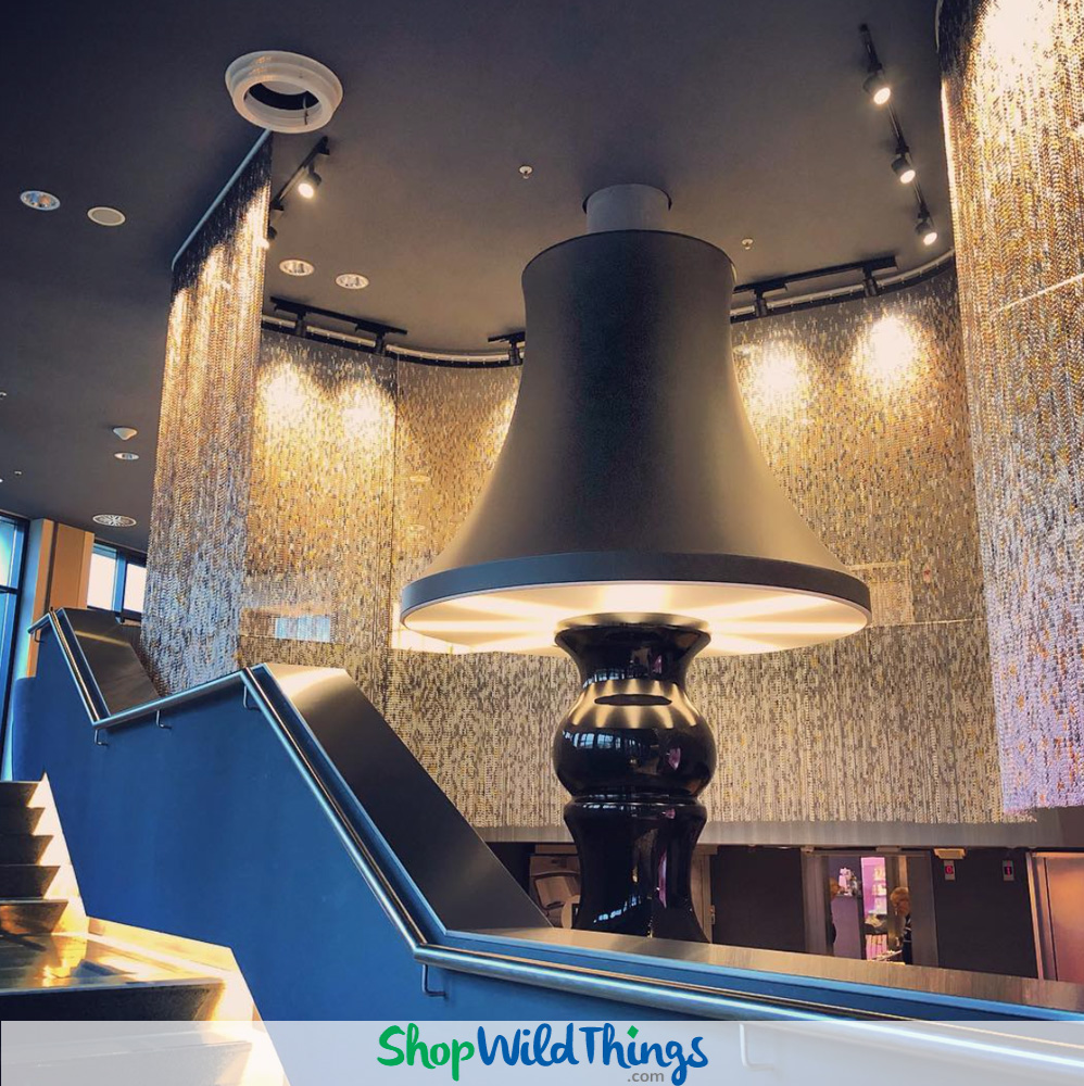 Using Metal Chain Curtains As Luxury Focal Points & Space Dividers