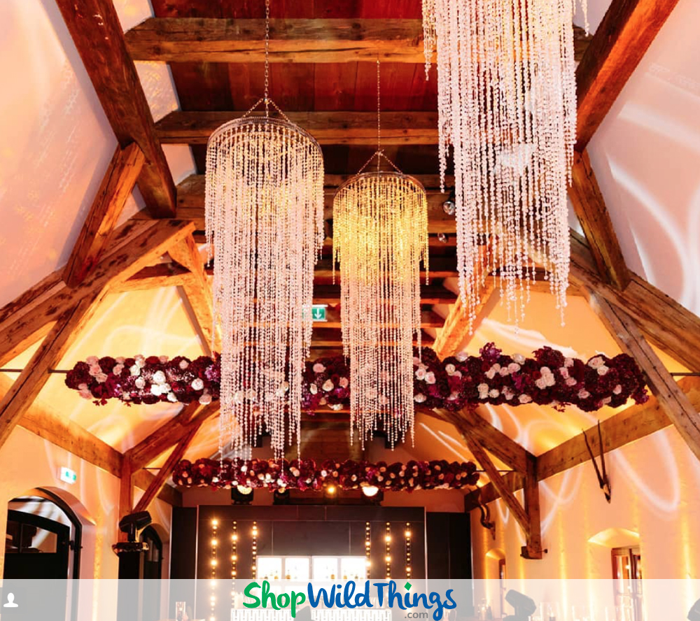 Standout Event Starters:  Create Memorable Entrances and Receptions with Chandeliers and Accessories