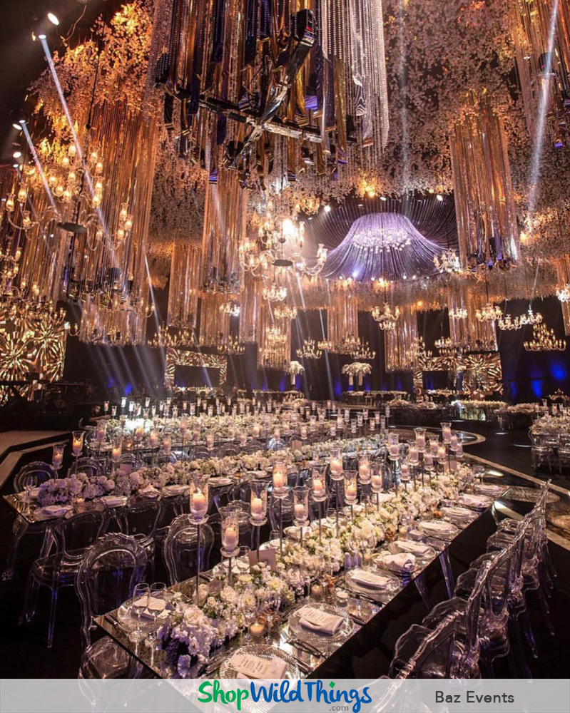 Supreme Elegance in A Variety of Settings:  Just Add Chandeliers