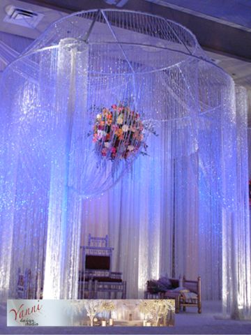 Curtain Backdrop Crystal Bead String Faux Diamond Chandelier Bubble Photo  BULK