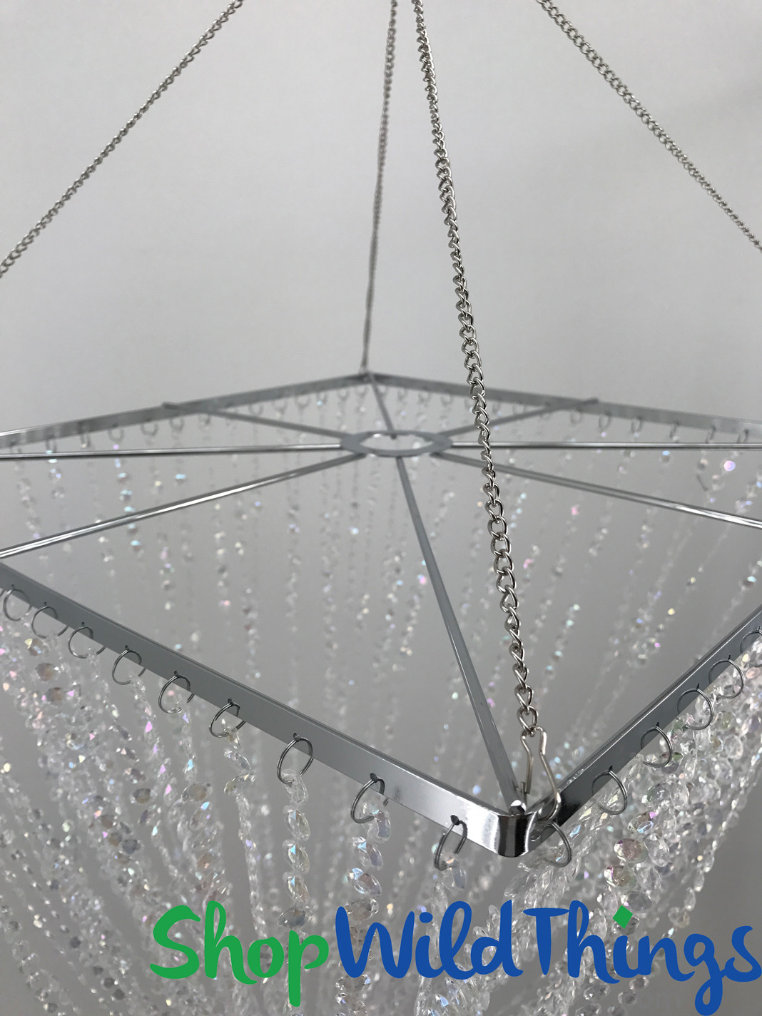 Crystal Beaded Columns|Wedding and Event Decor - ShopWildThings.com