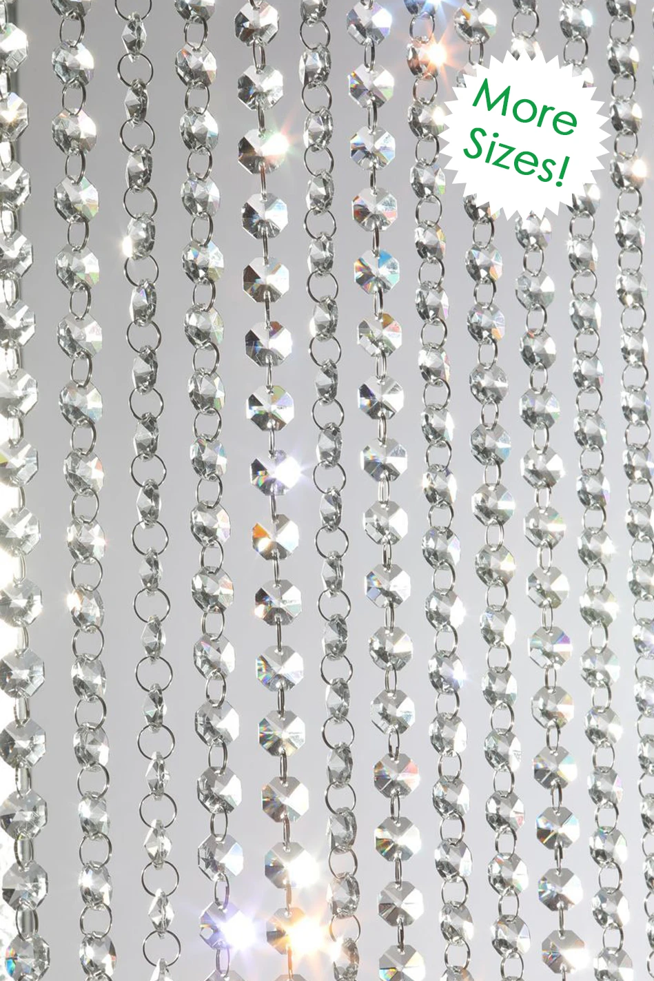 Crystal Beaded Valances, Curtains & Hanging Columns | ShopWildThings