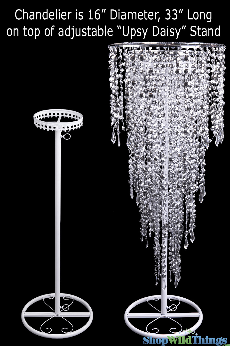 centerpiece riser, floral riser, chandelier stand, wedding centerpiece ...