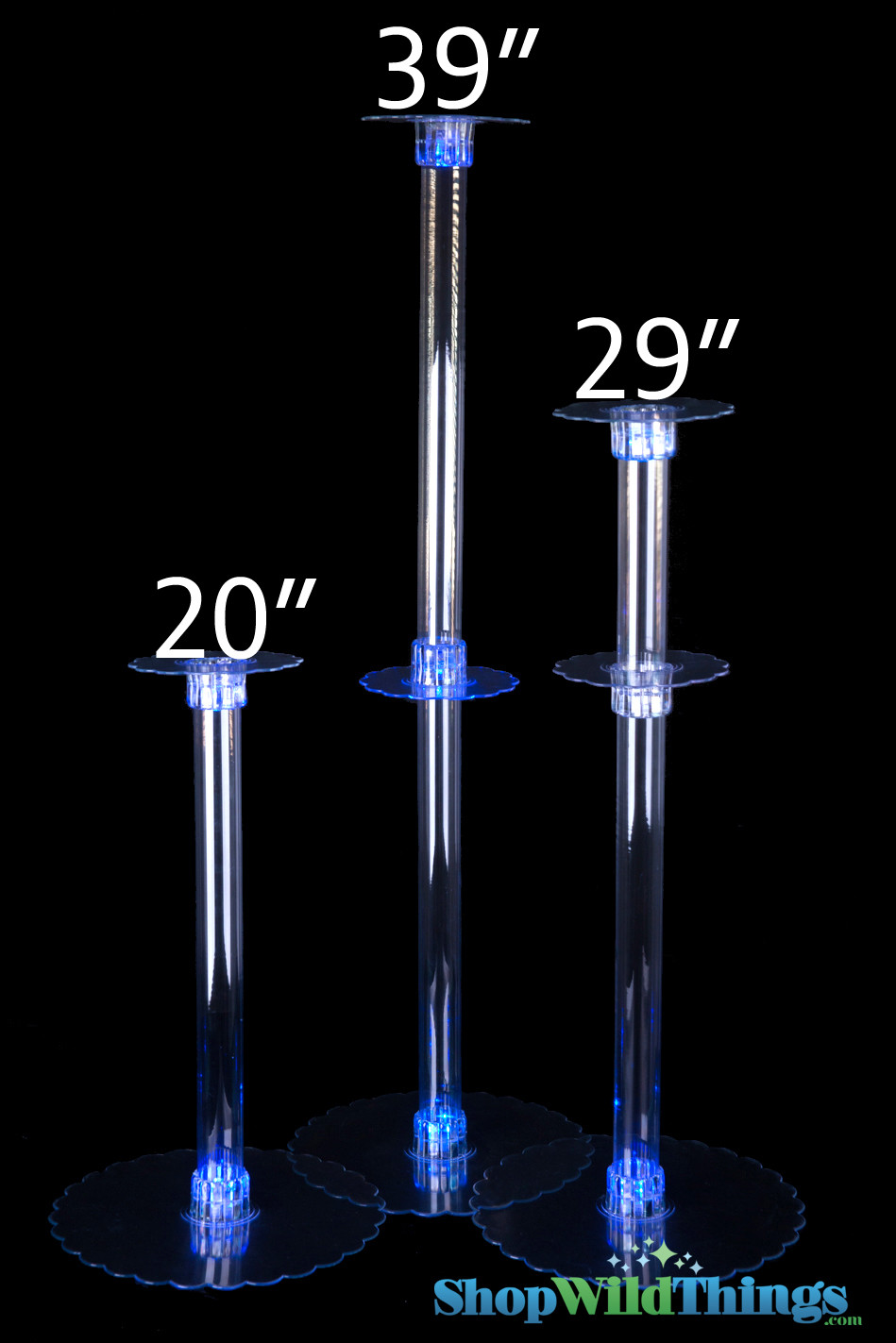 Centerpiece Stand and Riser, 39" Floral Stand or Chandelier Tabletop