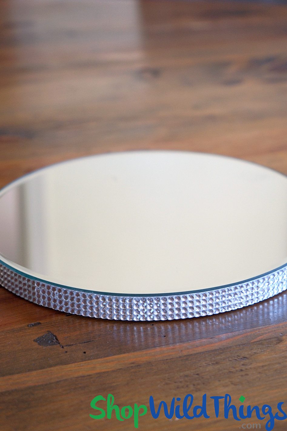 Discounted Centerpiece Mirrors, Round 10", Set of 12 Pieces Wedding Tables