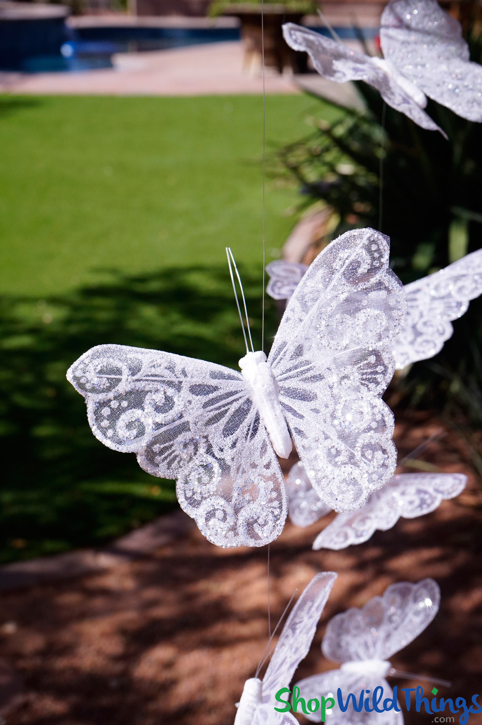 Butterfly Garlands Hanging Strands for Weddings & Occasions
