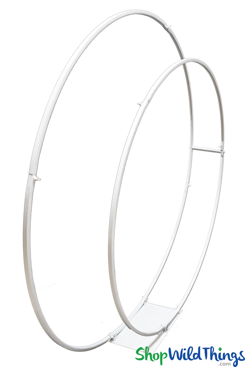 Large Round Wooden Beech Hanging Hoop Frames for Displaying 