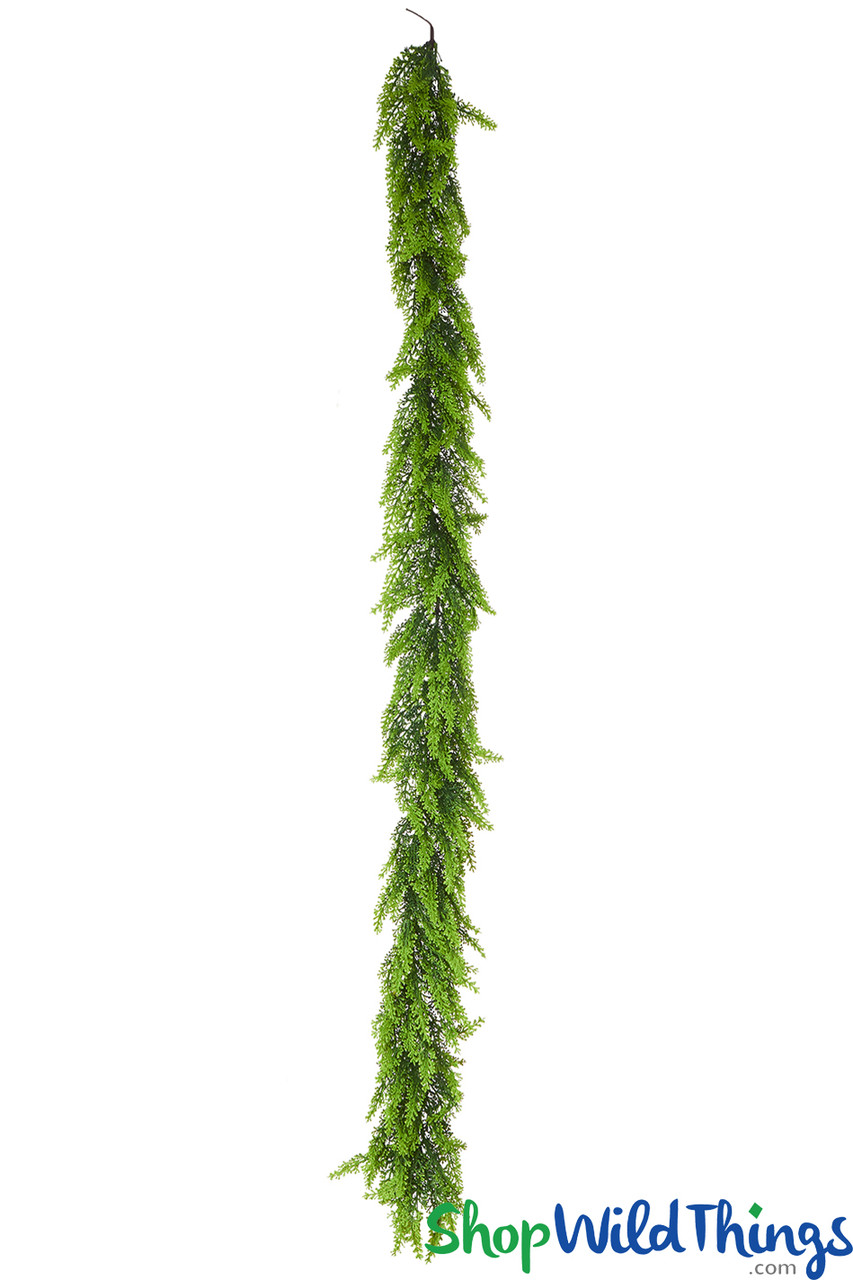 Artificial Mixed Pine & Juniper Stem Green 26H