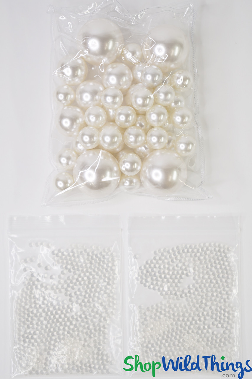 Ivory & White Pearls for Vase Decorations and Table Scatter – Floating  Pearls