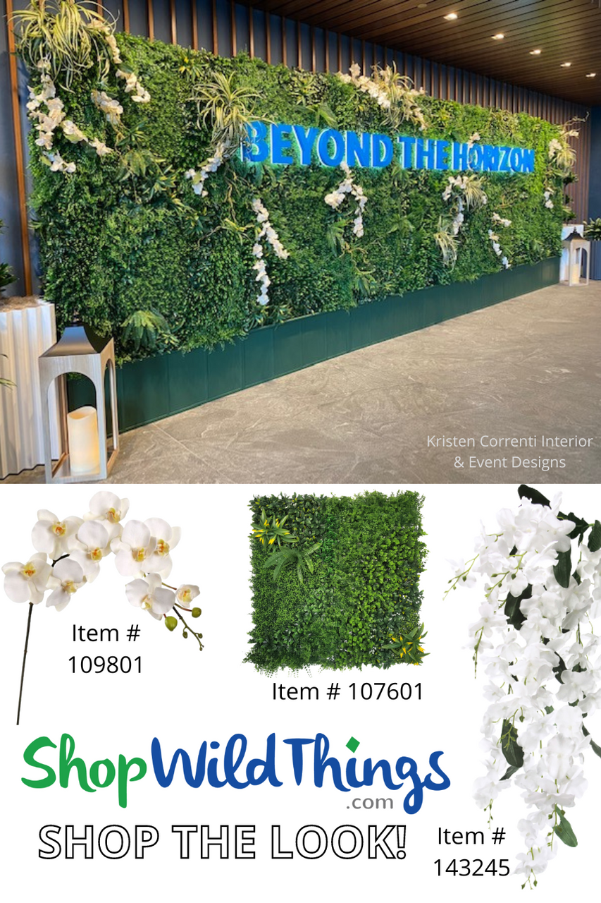 Green Living Wall Assorted Foliage Mat