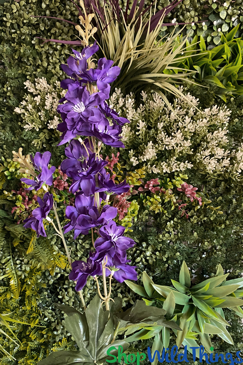 Faux Flowering Tall Spray | Delphinium 34\