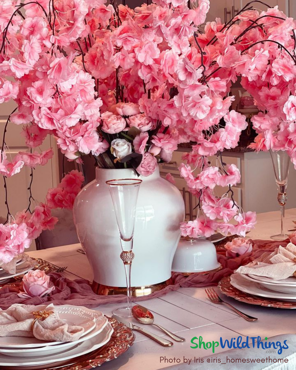 Pink Spring Blossom Mix Stem, Hobby Lobby