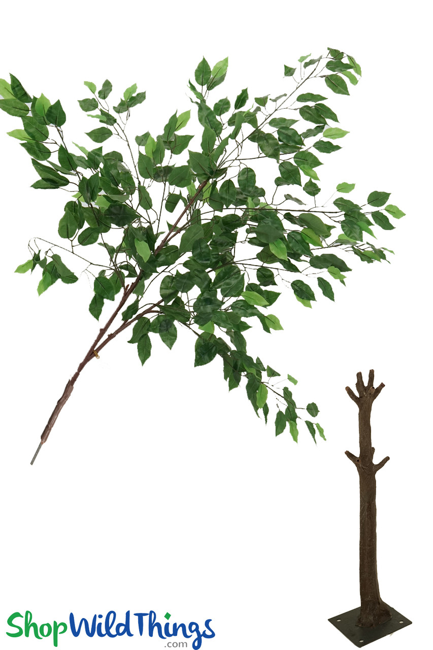 Interchangeable Replacement Greenery Ficus Leaf Branch - 42