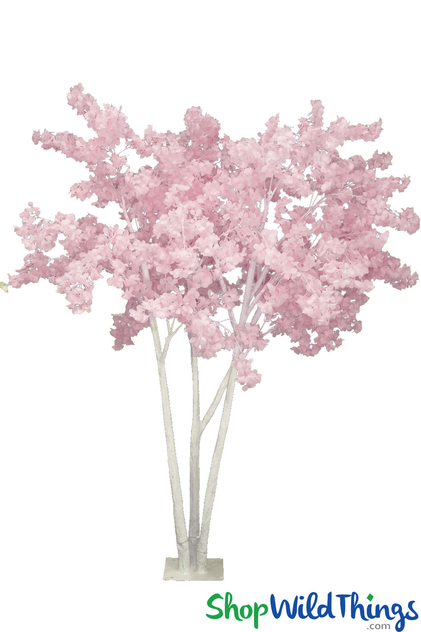 Deluxe Pink Flowering Tree | 8'H x 6.5'W | ShopWildThings.com