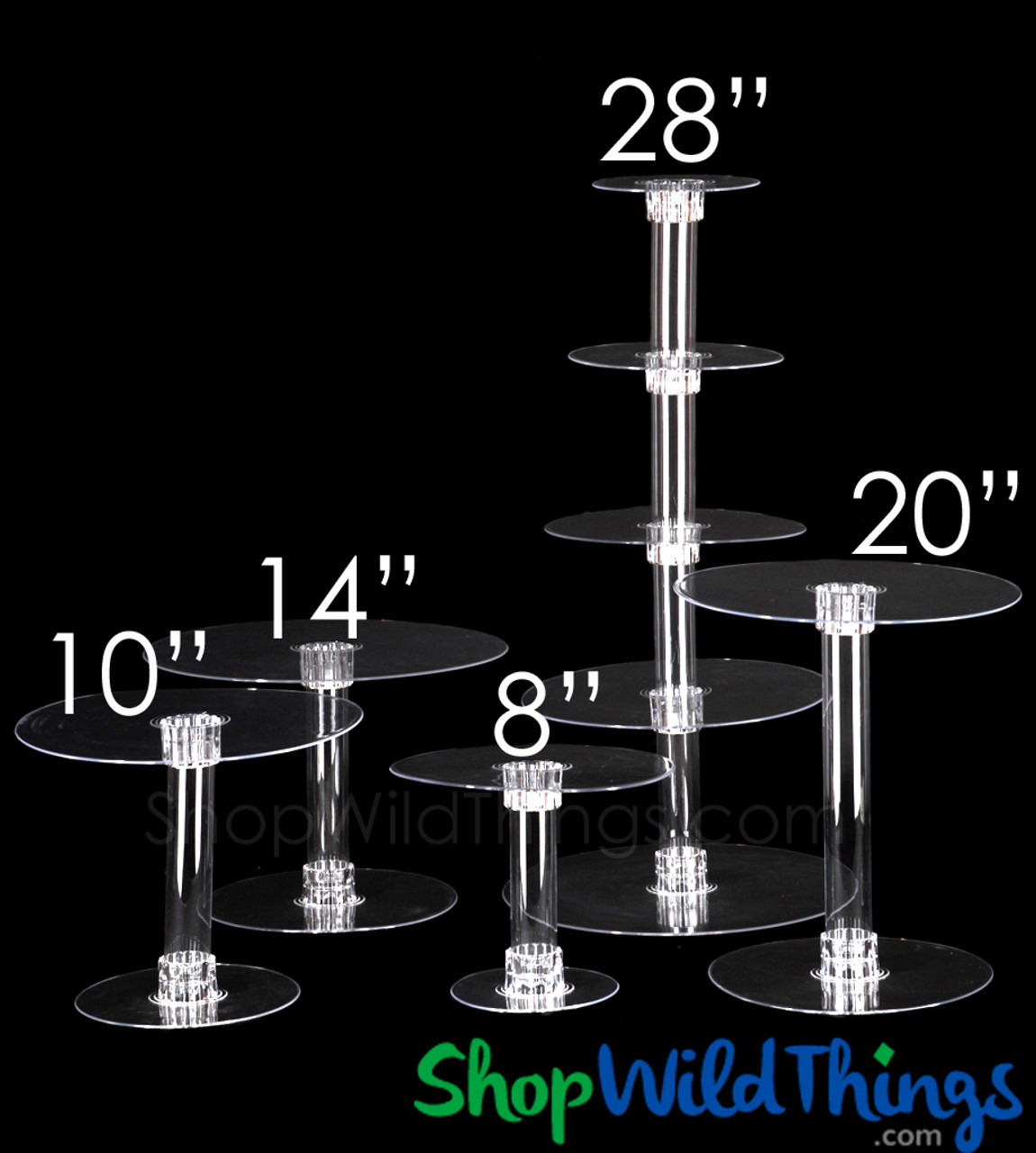 ROUND Cake Stand Acrylic Cake Stand Fillable Cake Stand - Etsy Singapore