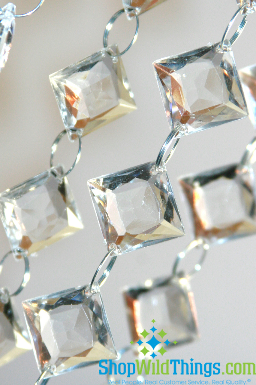 33FT Wedding Acrylic Crystal Garland Diamond and 50 similar items