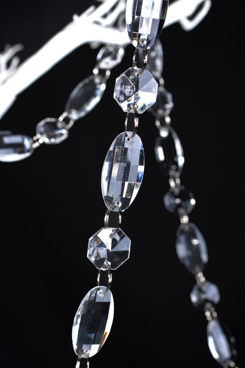 1 Meter Acrylic Crystal Garland Strands Hanging Chandelier Gem