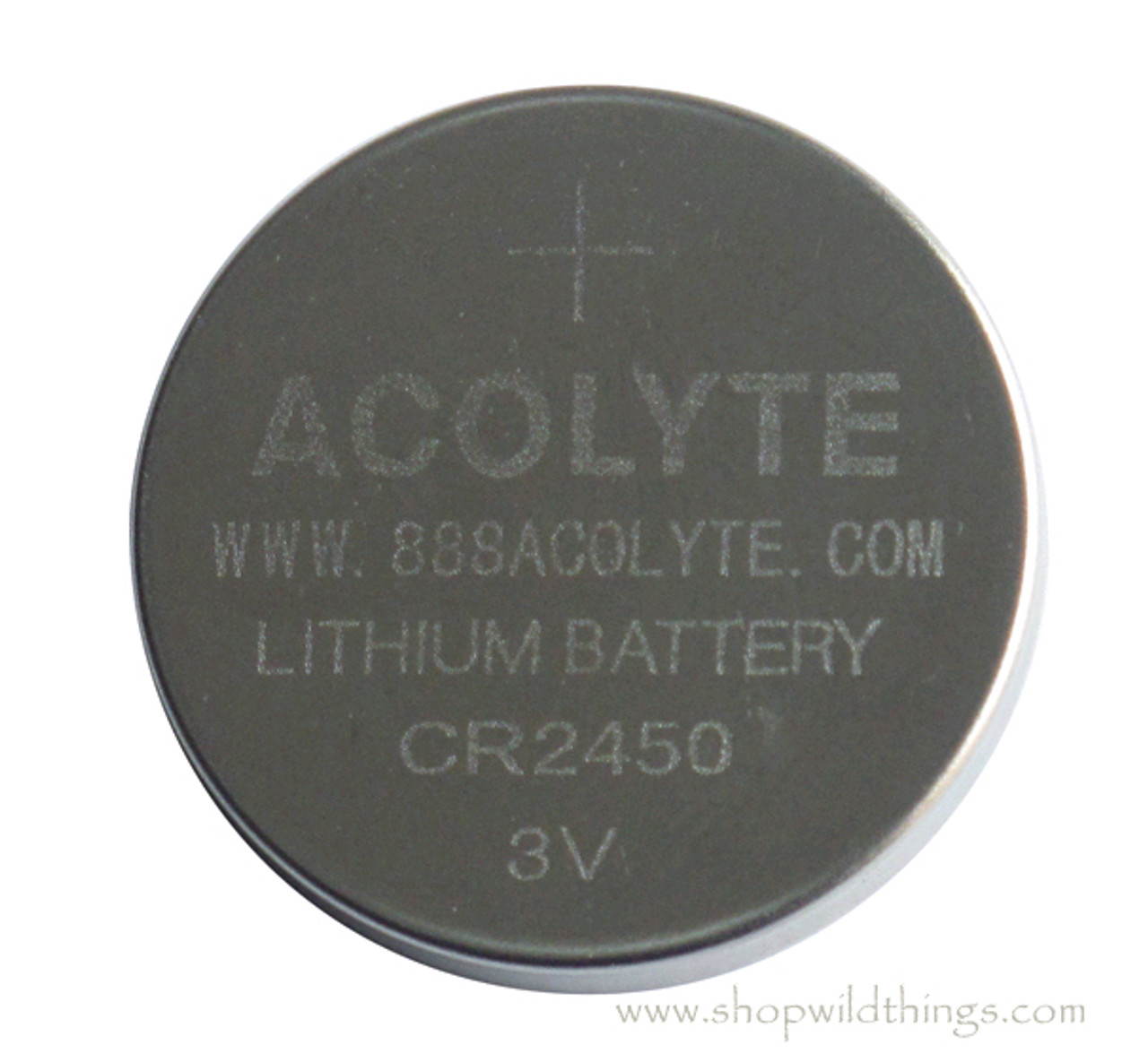 Acolyte CR2450 3V Lithium Coin Batteries, 4 Pack - For SUMIX