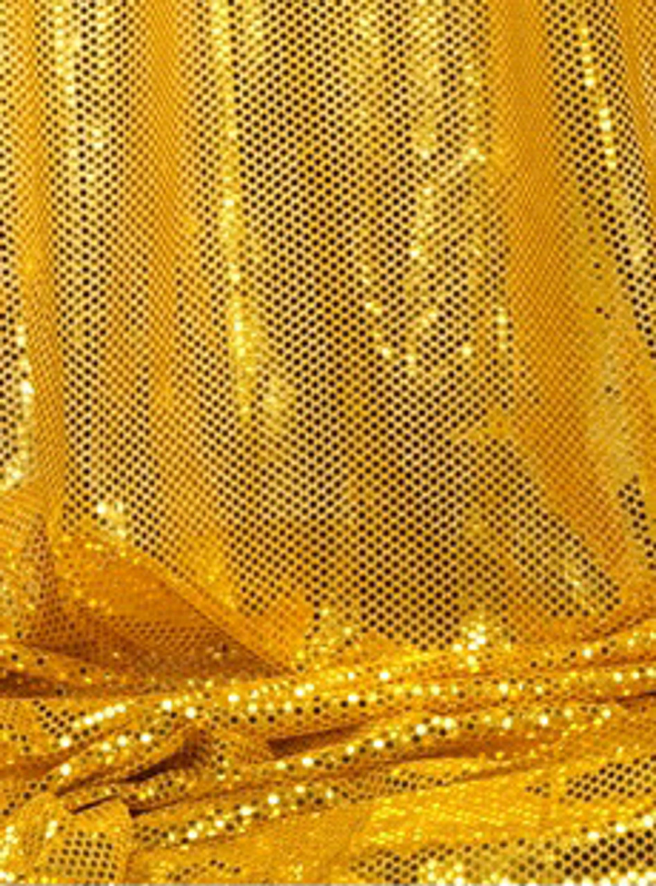 Gold Sequin Fabric - Table, Party & Floral Decor 