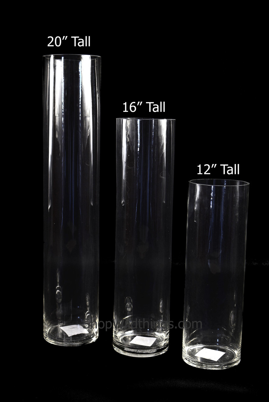 16 oz. wt. Tall Glass Cylinders (12/case) [CY-16]