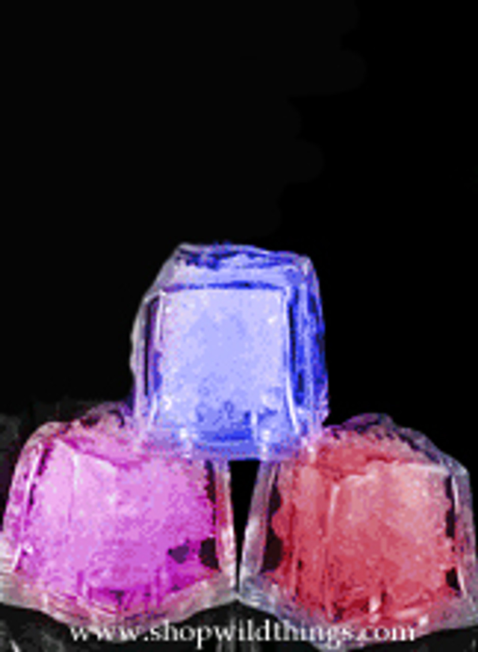 LiteCubes Jewel Holiday Light up Flashing LED Ice Cubes for Drinks