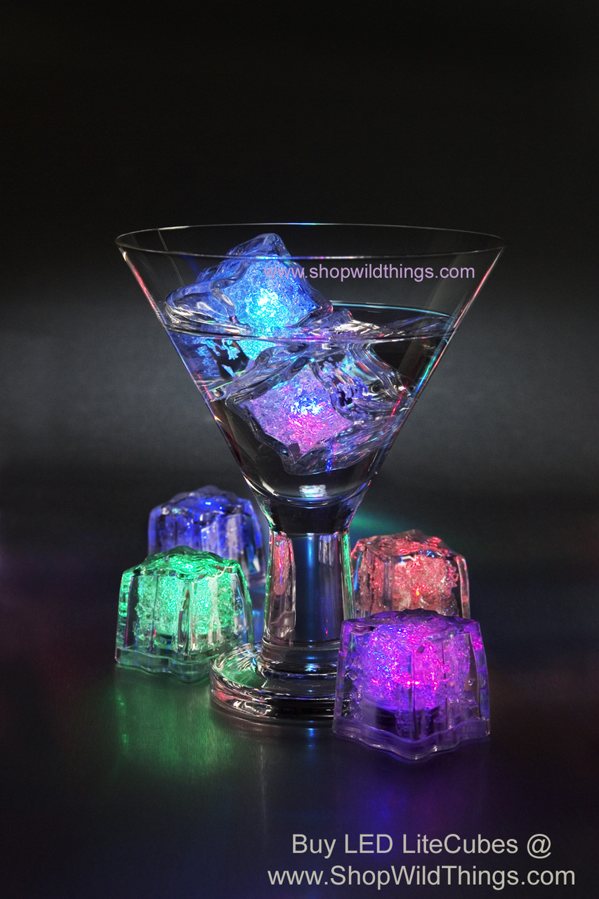 Lighted Ice Cubes|Inexpensive Decor|ShopWildThings.com