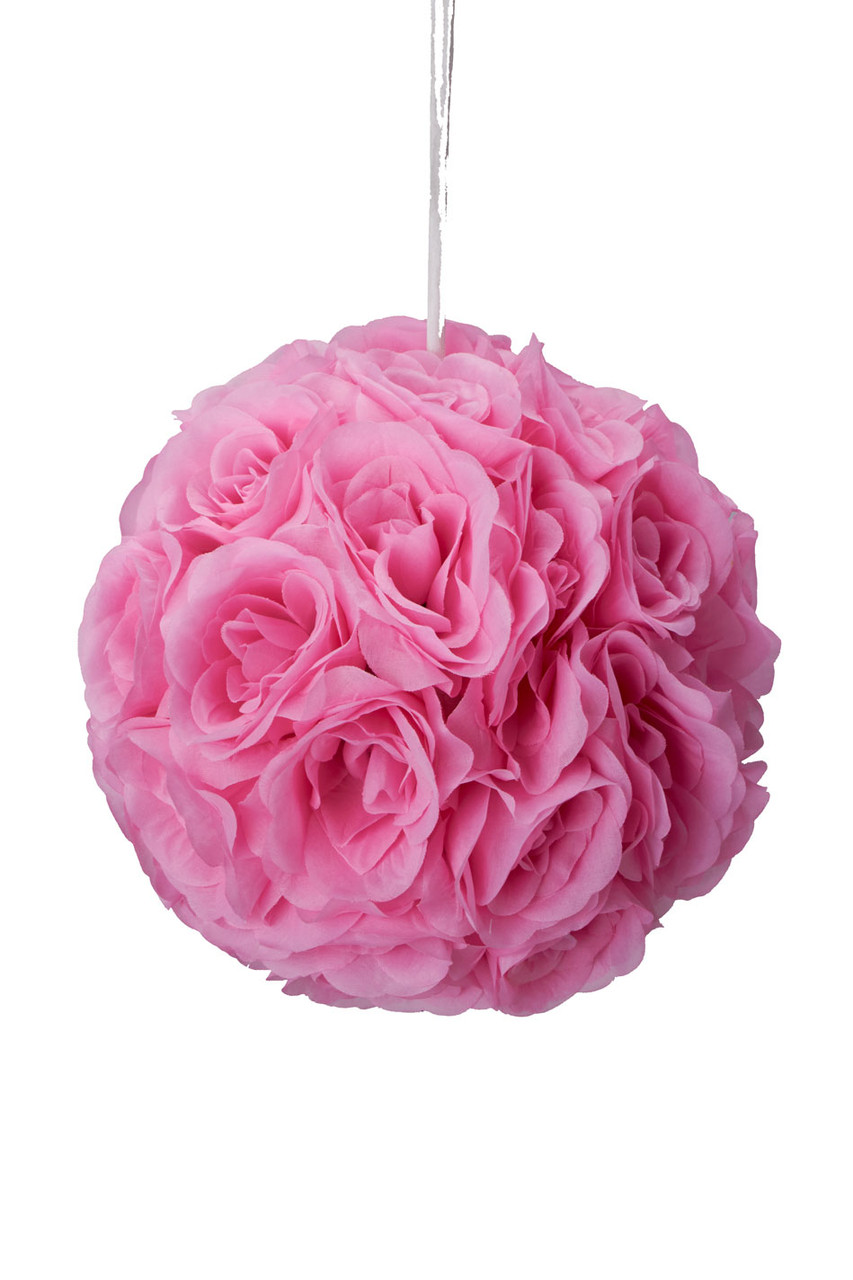 Large Pink Poms, Pink Flower Ball