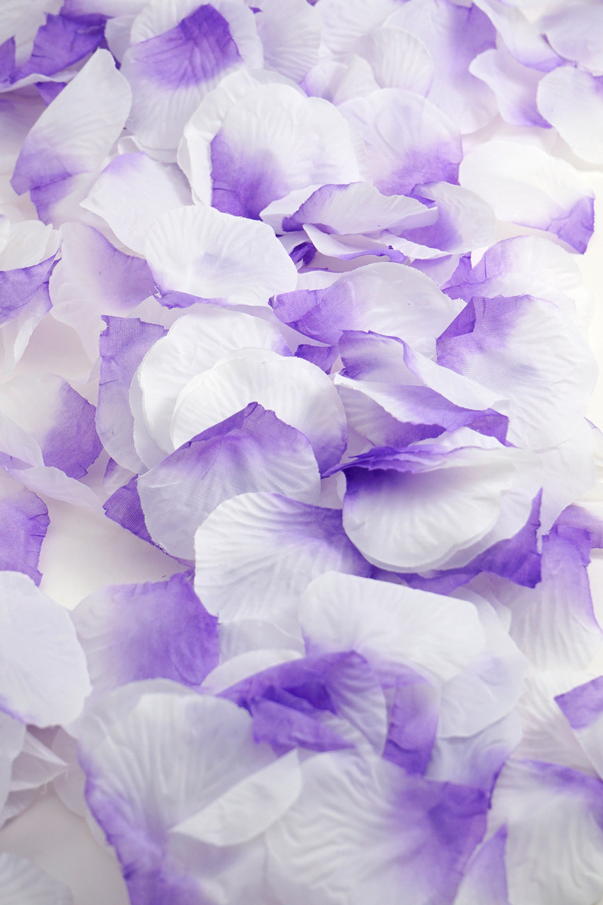 BalsaCircle 500 Silk Rose Petals Wedding Decorations Bulk Supplies Purple