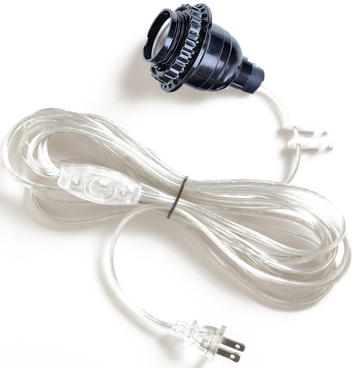 Light Kit Clear Wire With Switch 12 Ft Light Socket Cord